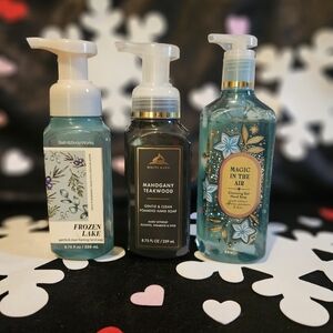 NWT Bath and Body Works 3-piece Hand Soap Bundle - Green and Black